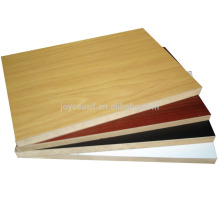 colored melamine faced paper MDF board